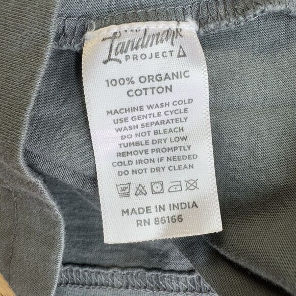 The Landmark Project California Organic Cotton Long Sleeve Pocket Shirt EUC XS - Picture 4 of 7